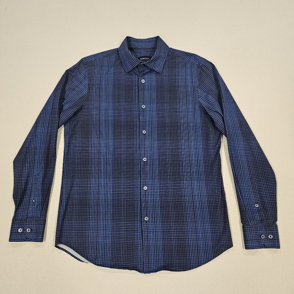 Bugatchi 8 Way Stretch Button Down M - Picture 2 of 5